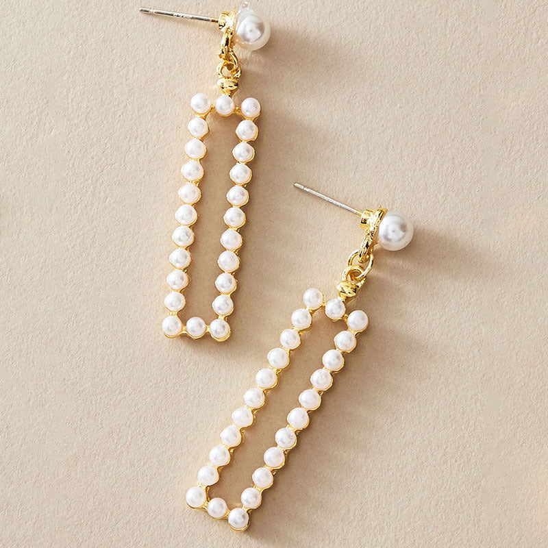 Wholesale Pearl Cross Earrings